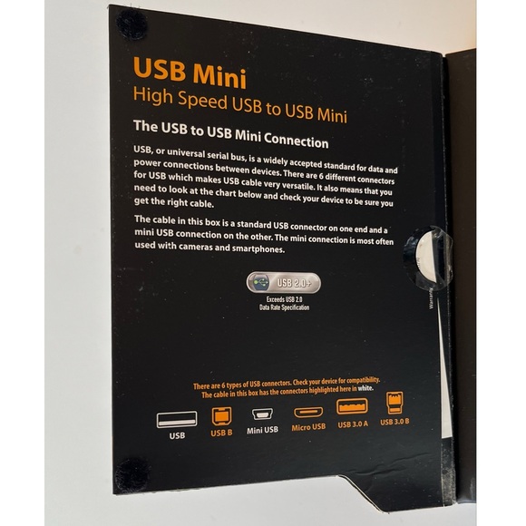 Monster High Speed USB to USB Mini Connection 1.5 ft - Picture 4 of 7